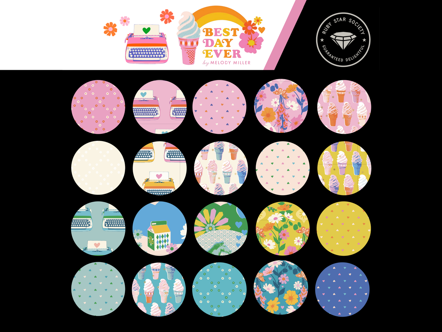 Best Day Ever – Melody Miller – 2.5" Jelly Roll - Ruby Star Society