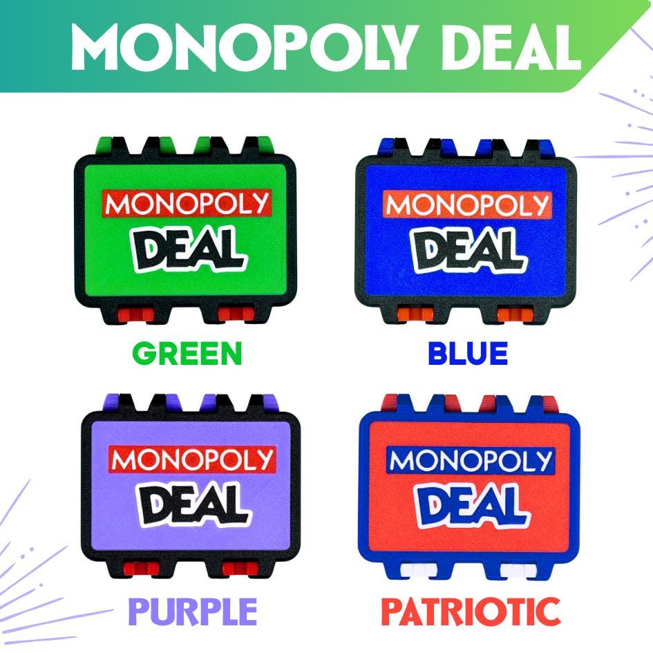 Personalized Magnetic-Lock Card Box | Choose Your Colors & Custom Name β 3D-Printed Storage