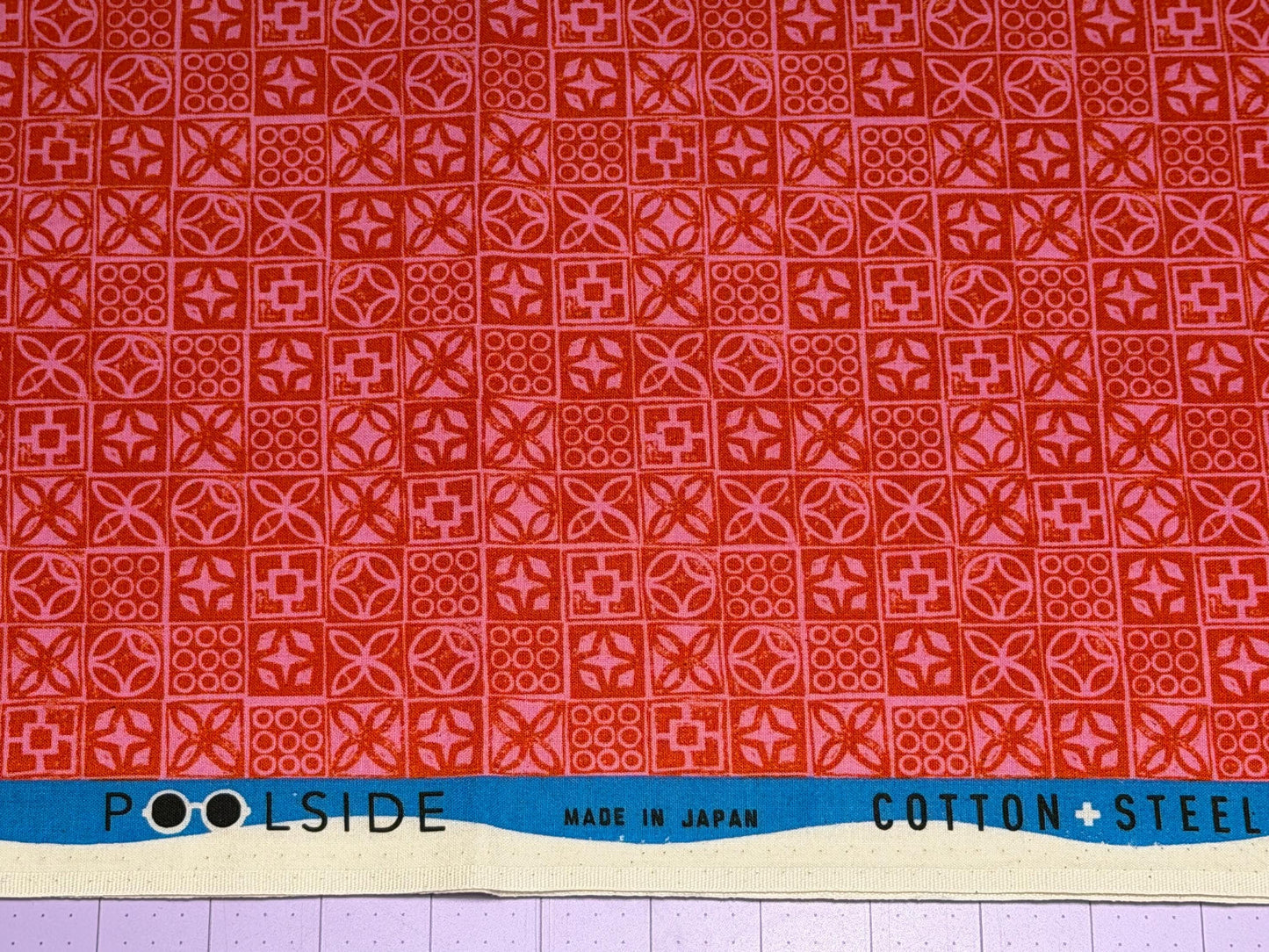 Architectural Blocks | Poolside | Kimberly Kight | Cotton + Steel | C6016 | OOP HTF Rare Fabric