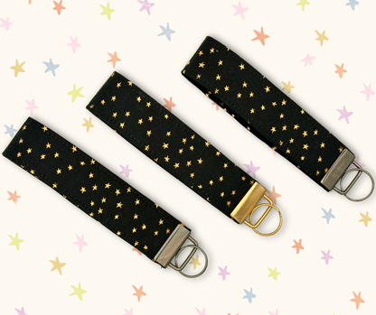 Key Fob Wristlet | Ruby Star Mini Starry – Handmade