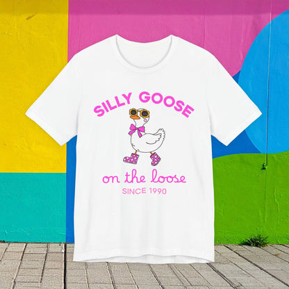 Silly Goose Tee — "Silly Goose on the Loose" Cute Graphic T‑Shirt