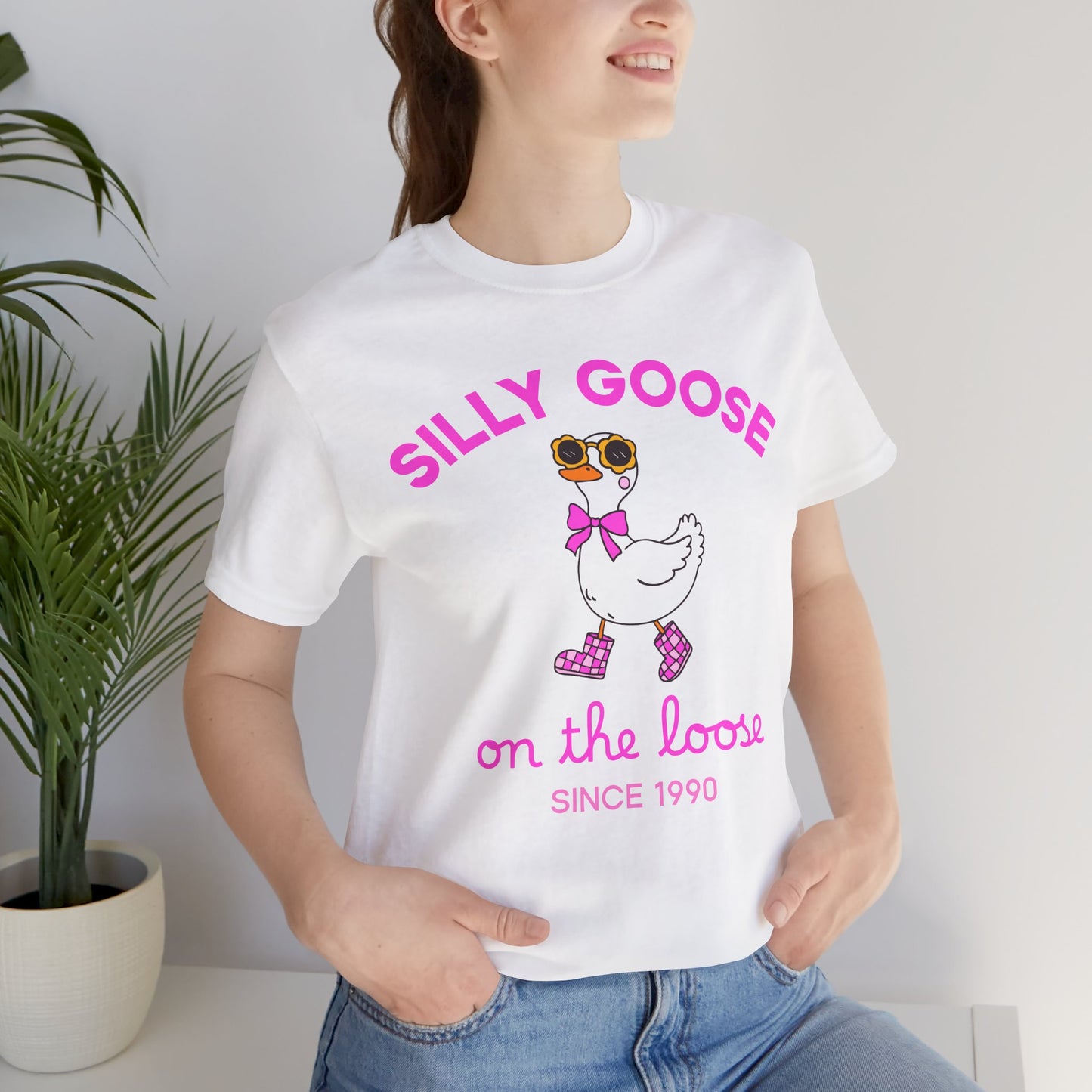 Silly Goose Tee — "Silly Goose on the Loose" Cute Graphic T‑Shirt