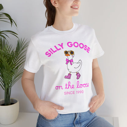 Silly Goose Tee — "Silly Goose on the Loose" Cute Graphic T‑Shirt