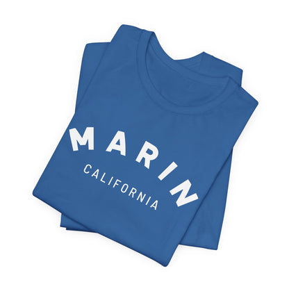 Marin California Tee — Minimal Coastal Graphic T-Shirt