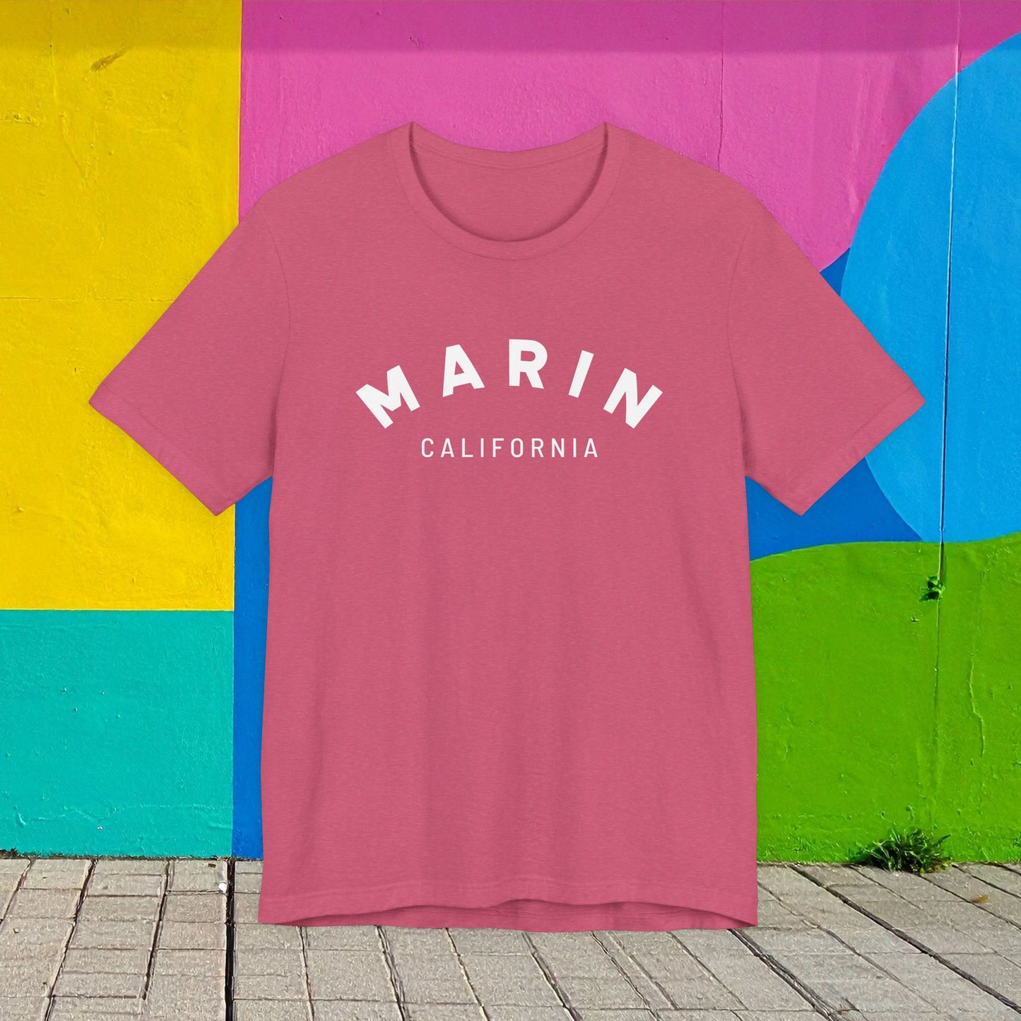 Marin California Tee — Minimal Coastal Graphic T-Shirt
