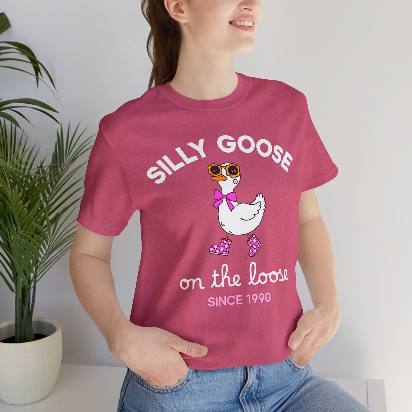 Silly Goose Tee — "Silly Goose on the Loose" Cute Graphic T‑Shirt