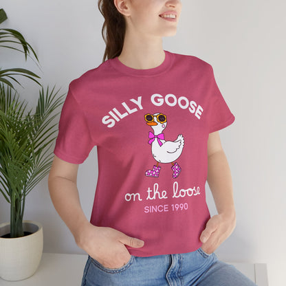 Silly Goose Tee — "Silly Goose on the Loose" Cute Graphic T‑Shirt