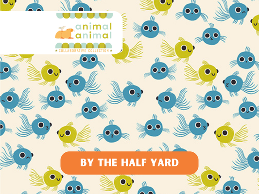 Animal Animal Fabric – Sarah Watts – RS5165-13 – Ruby Star Society – Half Yard