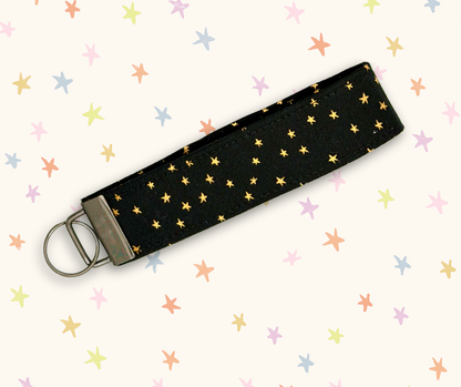 Key Fob Wristlet | Ruby Star Mini Starry – Handmade