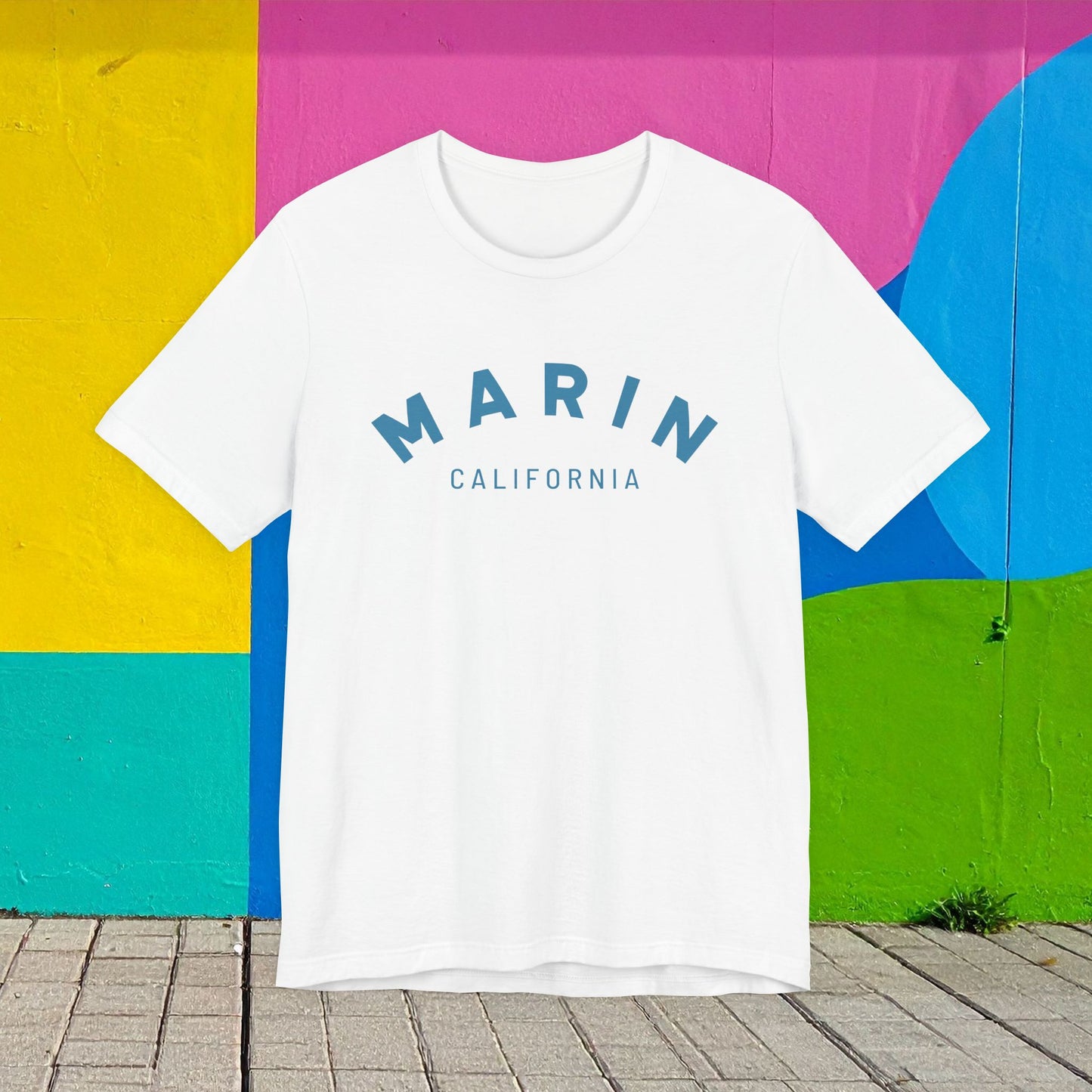Marin California Tee — Minimal Coastal Graphic T-Shirt