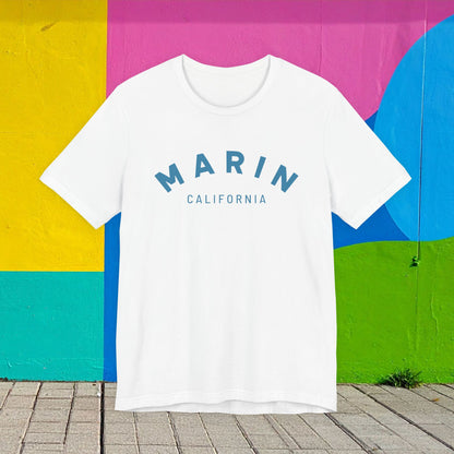 Marin California Tee — Minimal Coastal Graphic T-Shirt