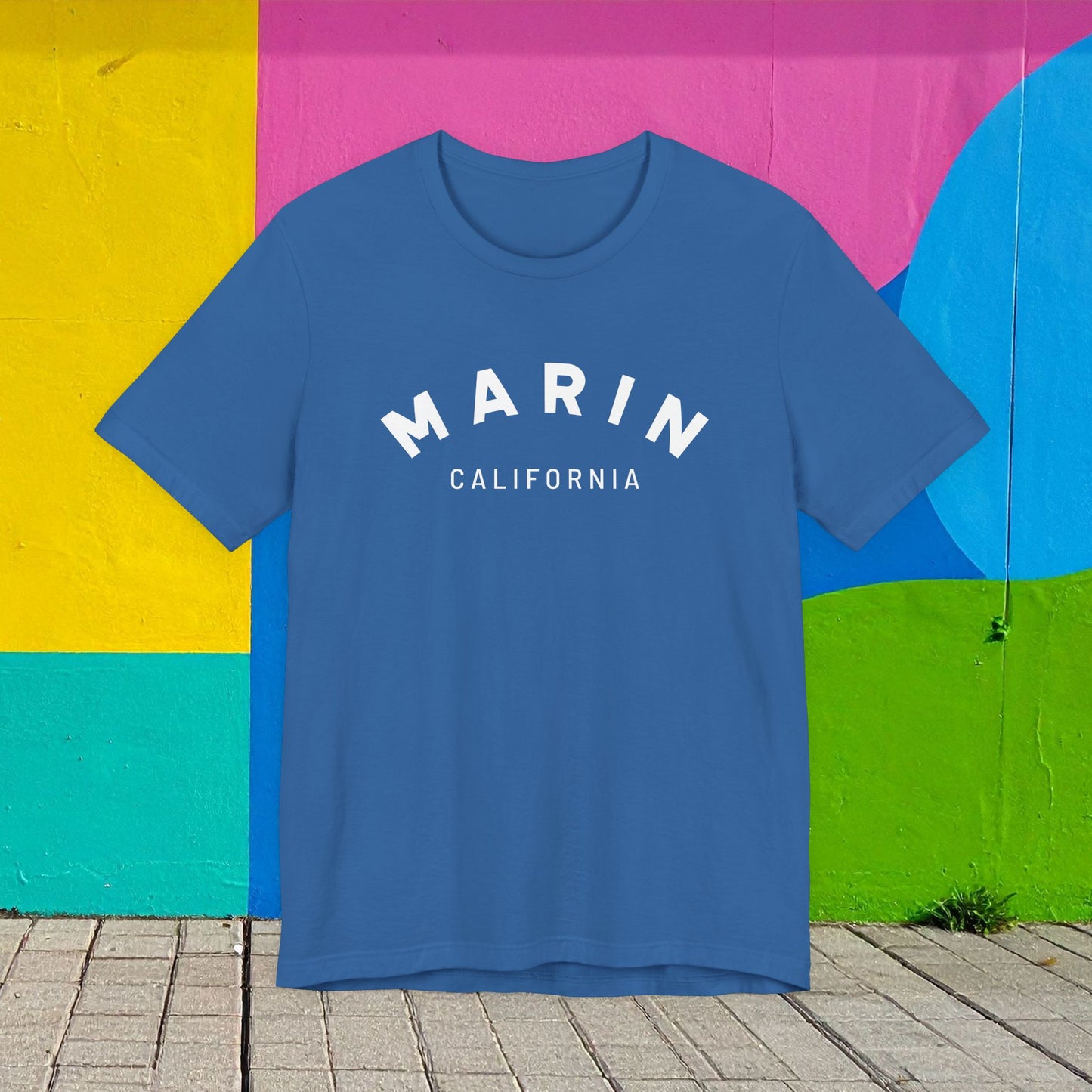 Marin California Tee — Minimal Coastal Graphic T-Shirt