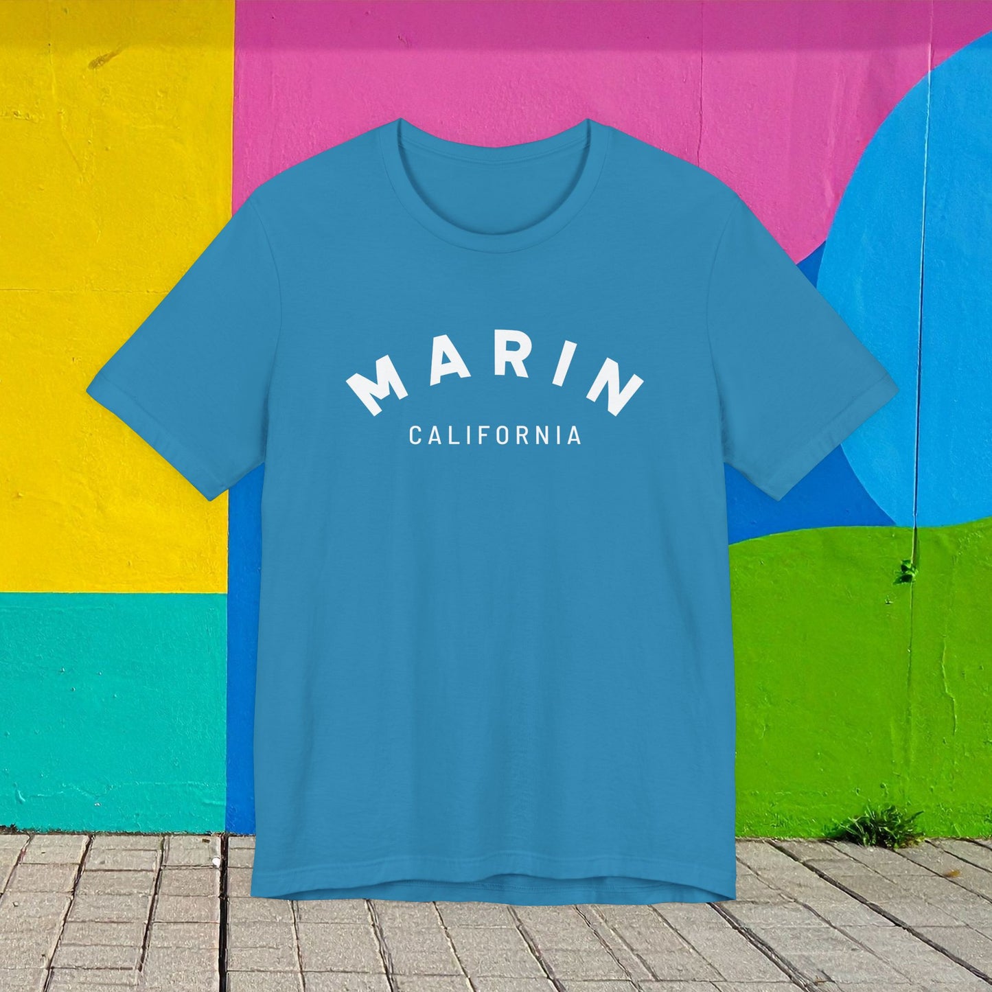 Marin California Tee — Minimal Coastal Graphic T-Shirt