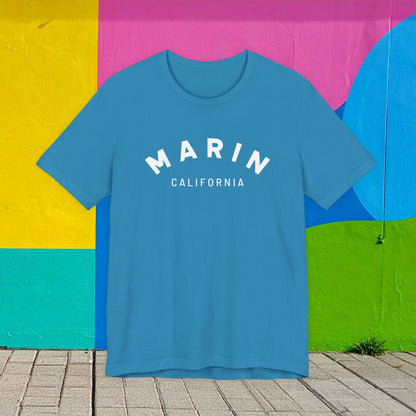Marin California Tee — Minimal Coastal Graphic T-Shirt