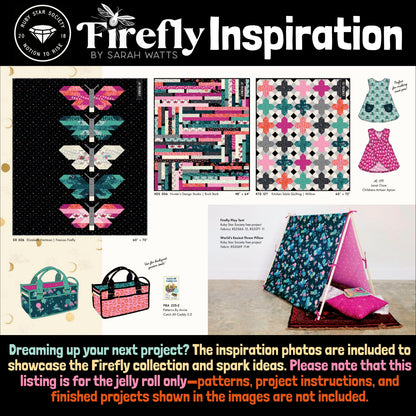 Firefly – Designer – 2.5" Jelly Roll - Ruby Star Society
