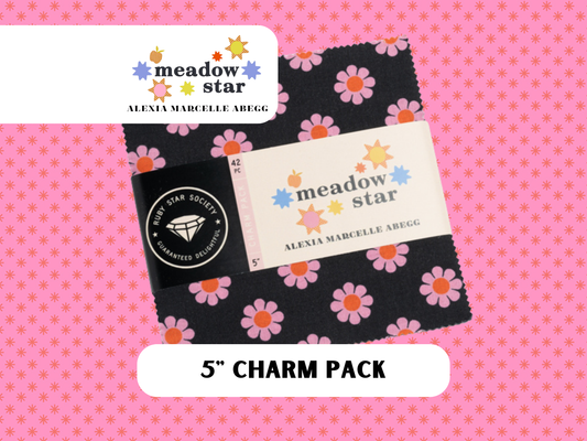 Meadow Star – Alexia Marcelle Abegg – 5” Charm Pack - Ruby Star Society