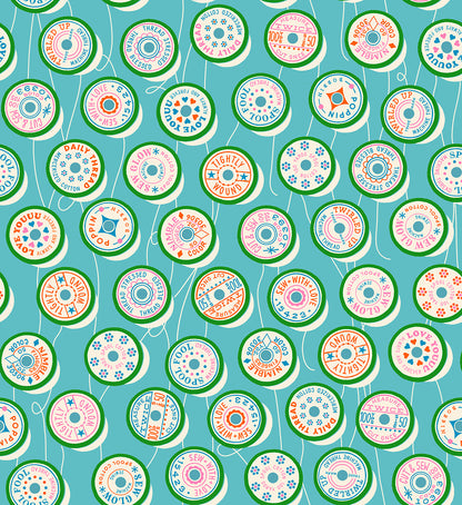 Trinketry – Spools in Turquoise – Designer – Ruby Star Society