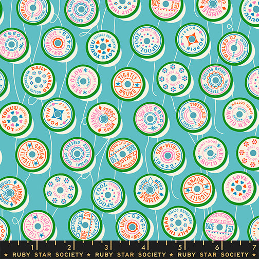 Trinketry – Spools in Turquoise – Designer – Ruby Star Society