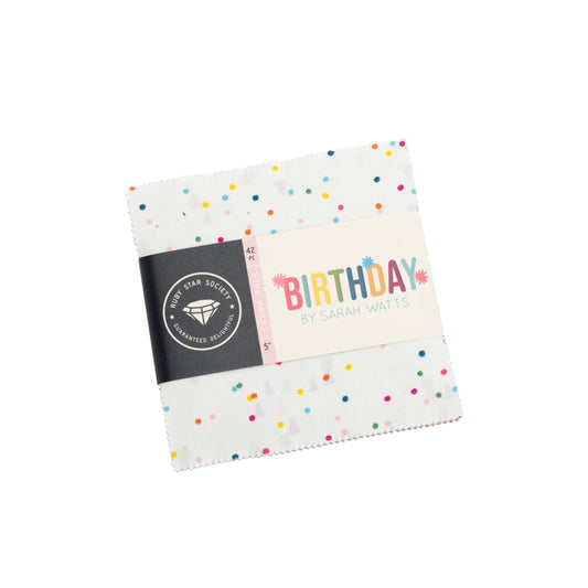 Birthday – Sarah Watts – 5” Charm Pack - Ruby Star Society