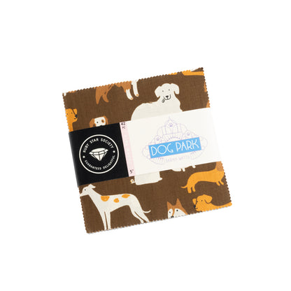 Dog Park – Designer – 5” Charm Pack - Ruby Star Society