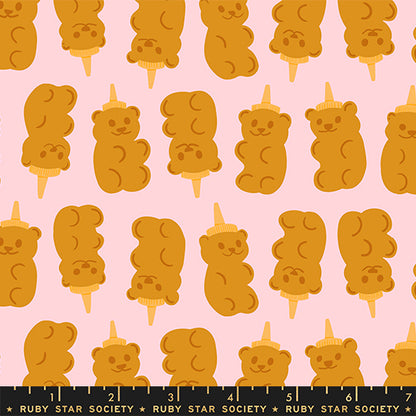 Egg and Friends – Honey Bears in Cotton Candy Pink – Kimberly Kight – Ruby Star Society