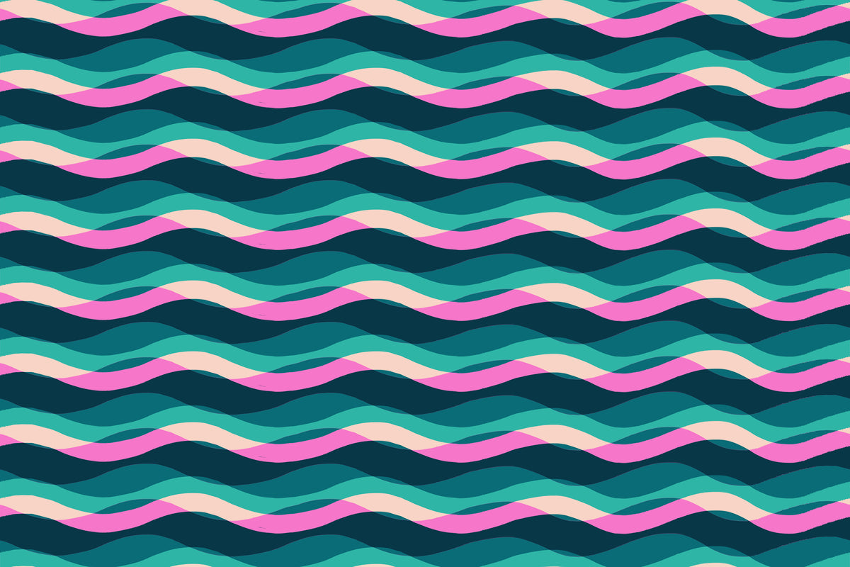 Poolside Waves in Peacock, Poolside Too by Ruby Star Society, RS5198-15