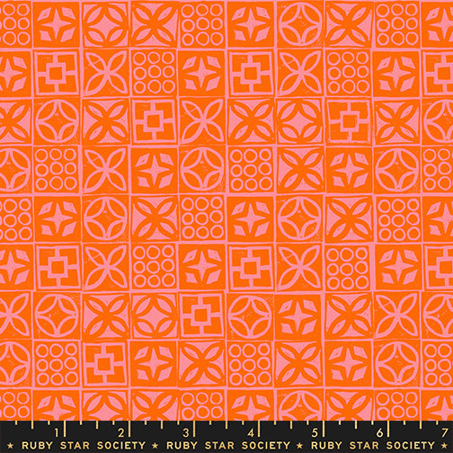 Architectural Blocks in Goldfish shown with a ruler for scale, RS5201-13