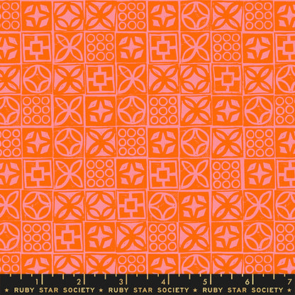 Architectural Blocks in Goldfish shown with a ruler for scale, RS5201-13