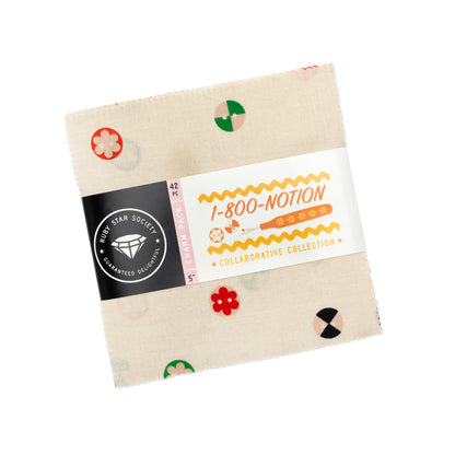 1-800-Notion 5 inch Charm Pack RS5207-PP - Ruby Star Society
