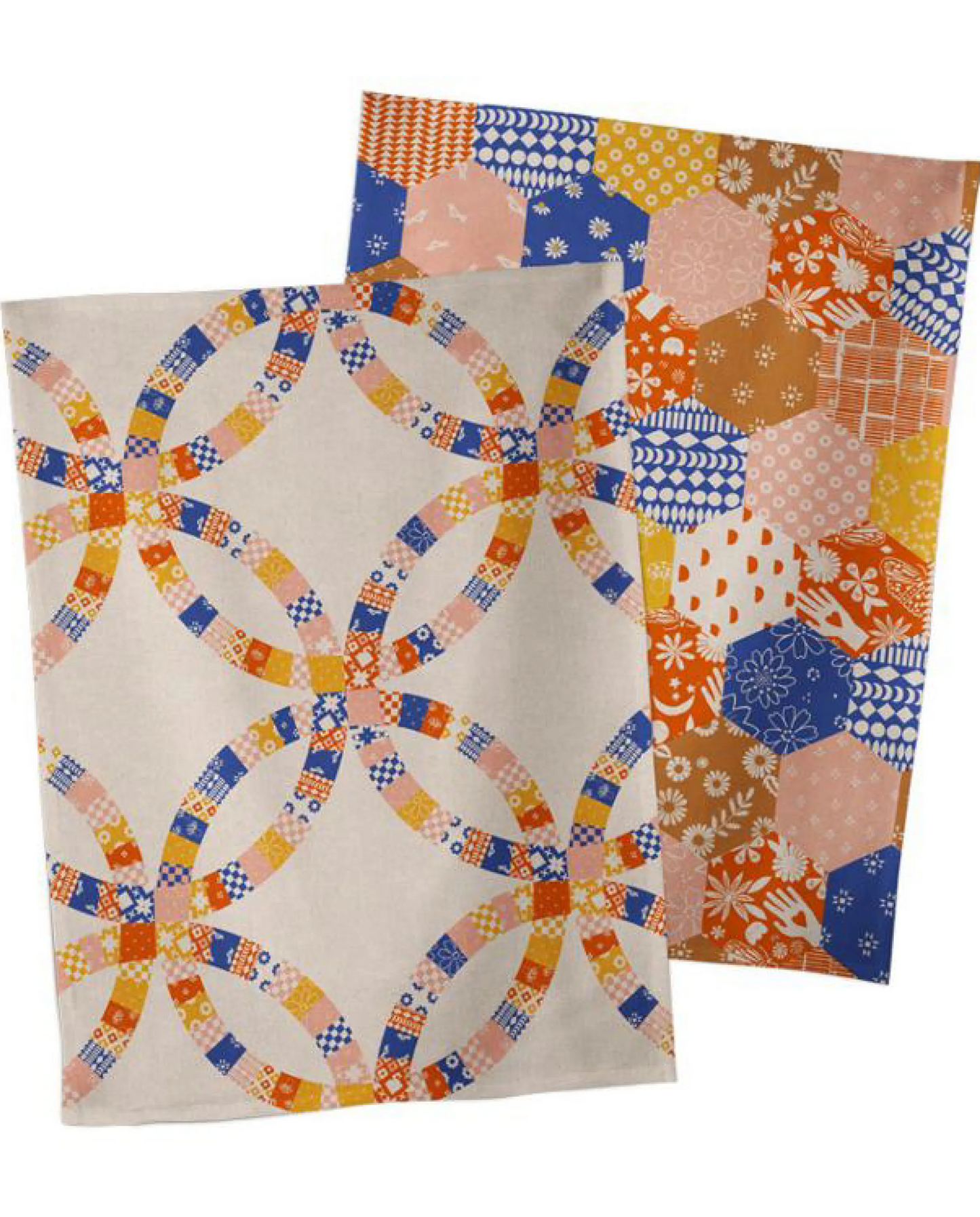 Ruby Star Society - Quilt Block Tea Towels – Set of 2