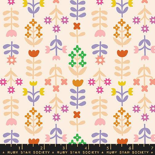 Favorite Flowers – Collaborative Collection – 5” Charm Pack - Ruby Star Society