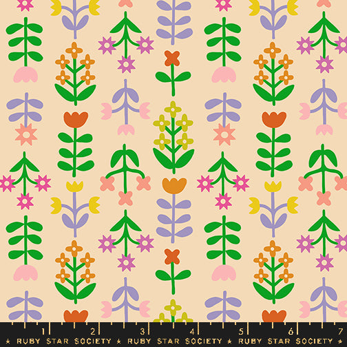 Favorite Flowers – Collaborative Collection – 5” Charm Pack - Ruby Star Society