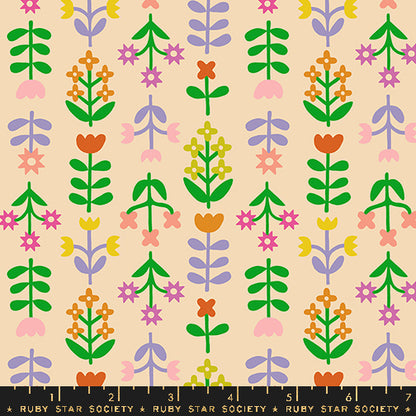 Favorite Flowers – Collaborative Collection – 5” Charm Pack - Ruby Star Society