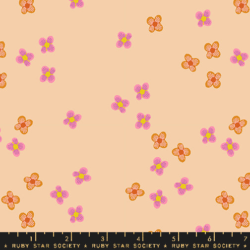 Favorite Flowers – Collaborative Collection – 5” Charm Pack - Ruby Star Society