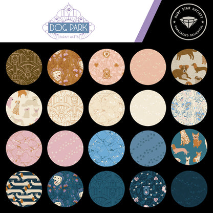 Dog Park – Designer – 5” Charm Pack - Ruby Star Society