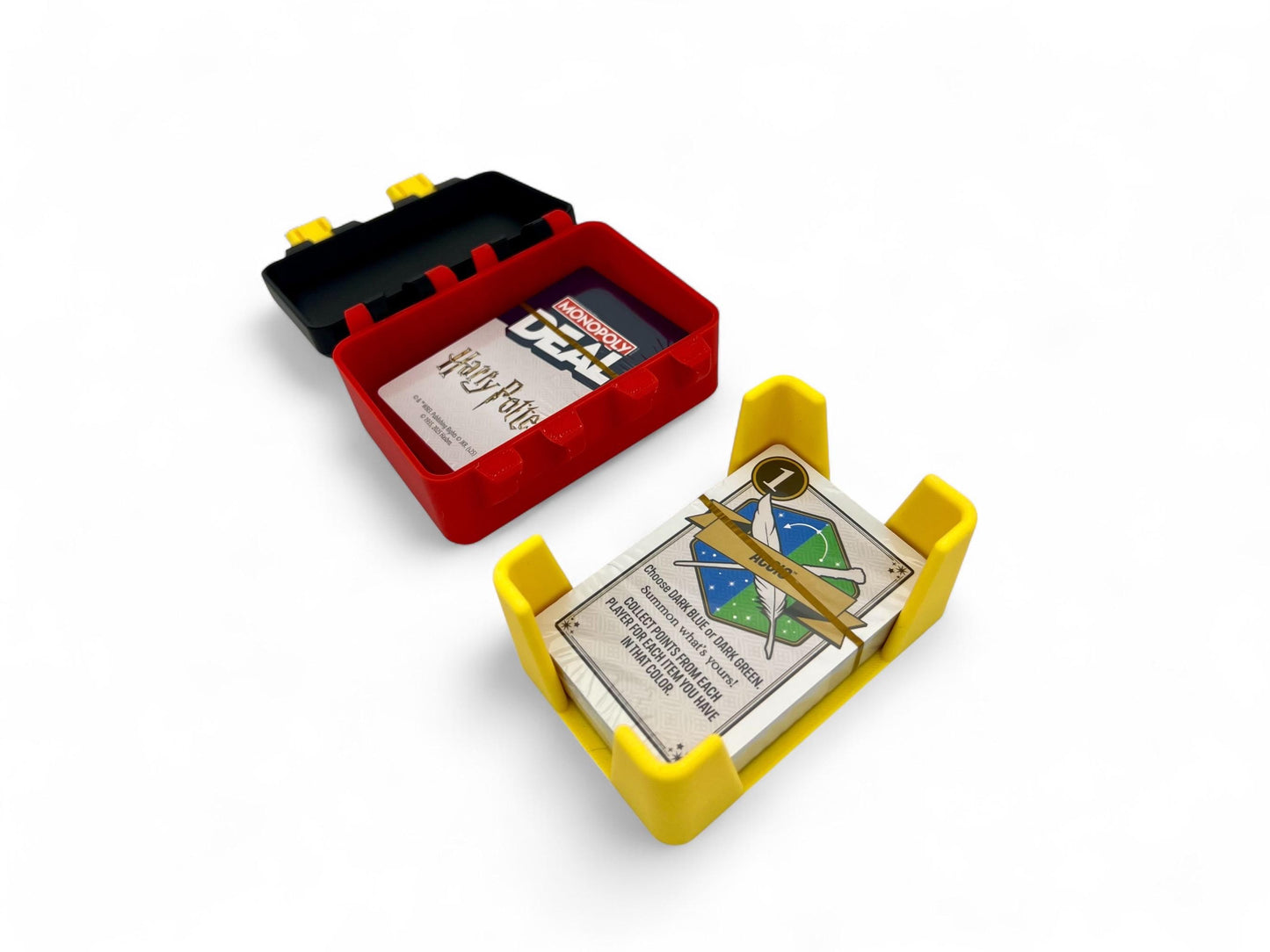 Personalized Magnetic-Lock Card Box | Choose Your Colors & Custom Name – 3D-Printed Storage