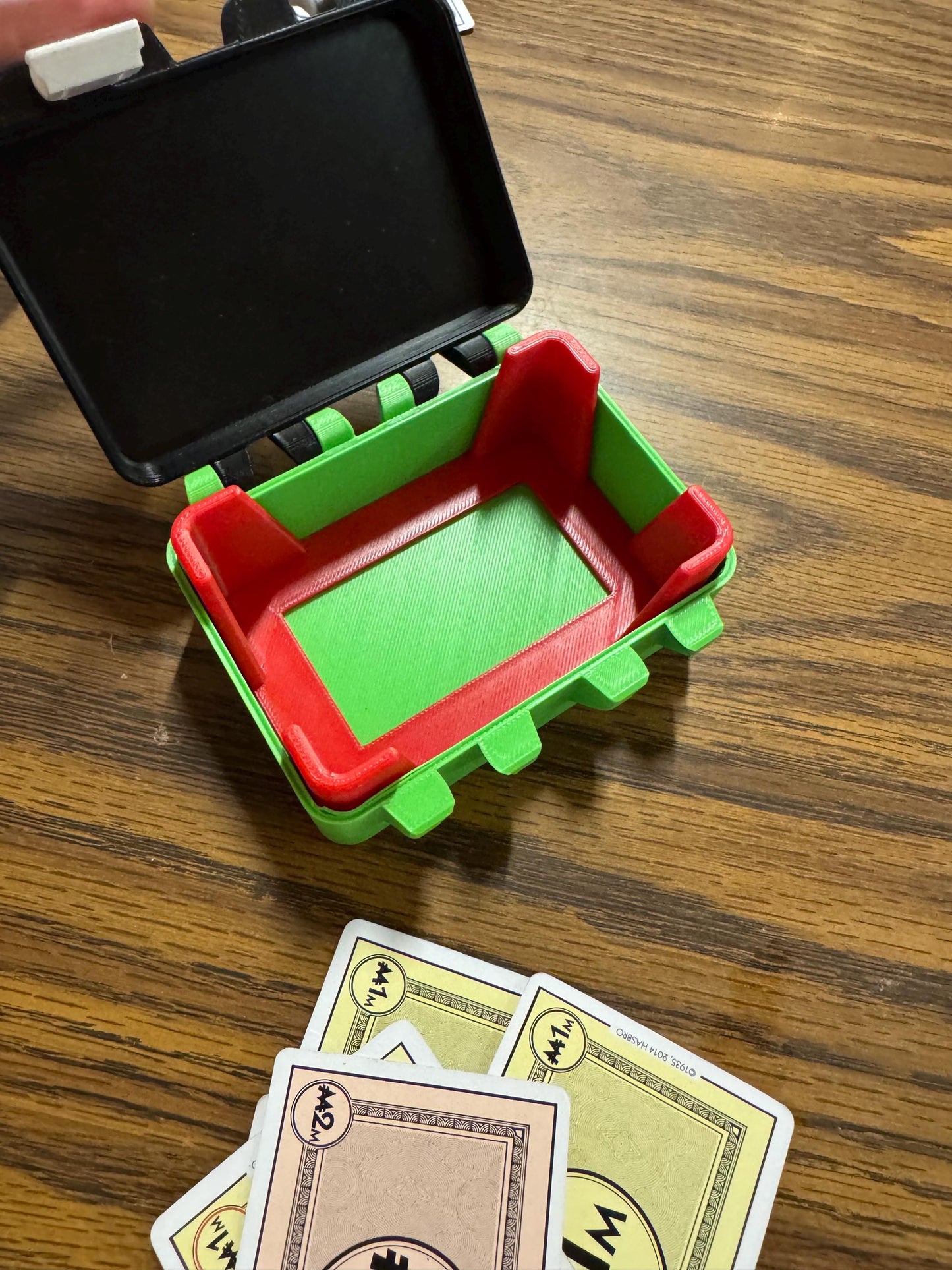 Personalized Magnetic-Lock Card Box | Choose Your Colors & Custom Name – 3D-Printed Storage