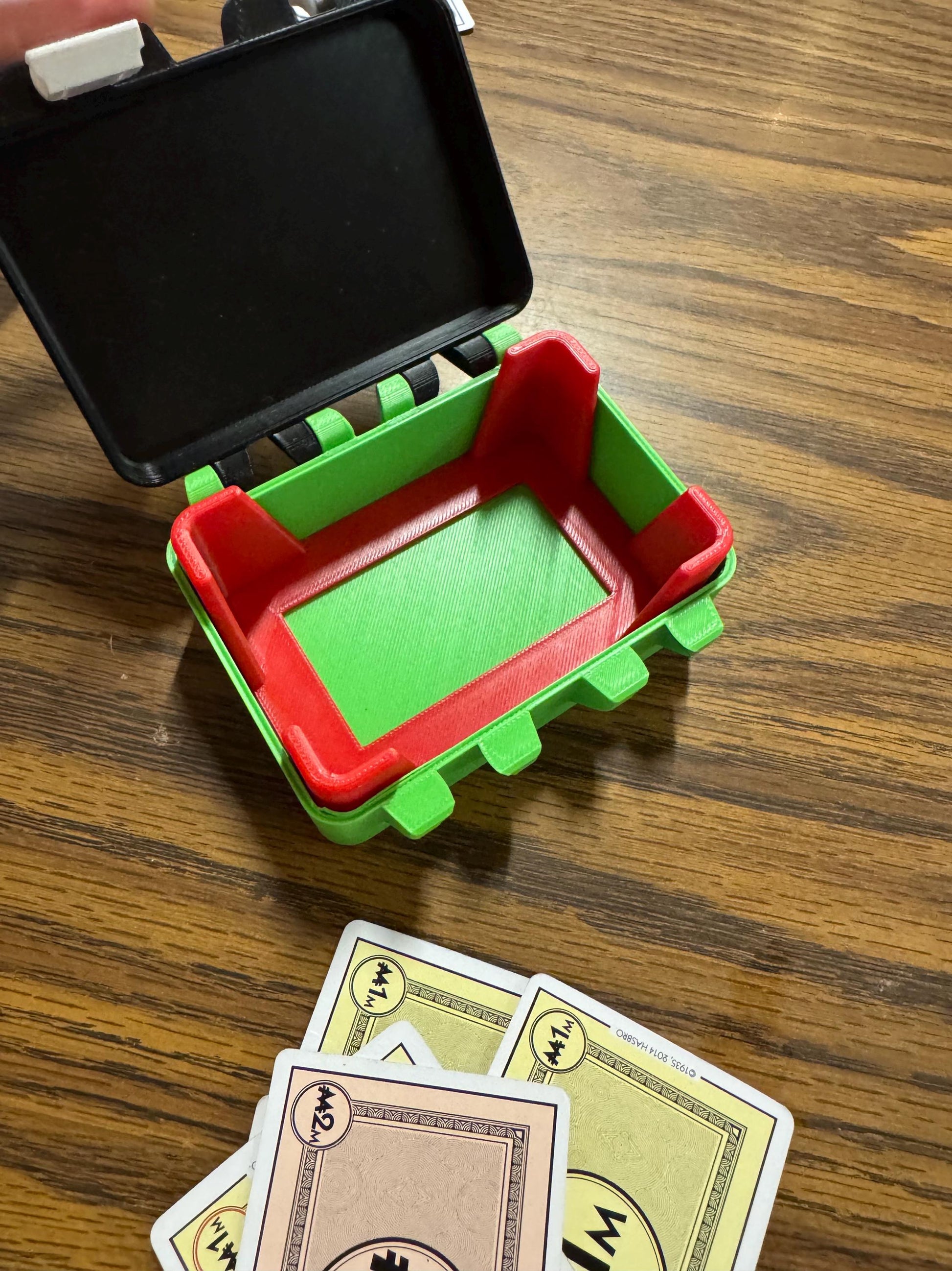 Personalized Magnetic-Lock Card Box | Choose Your Colors & Custom Name – 3D-Printed Storage