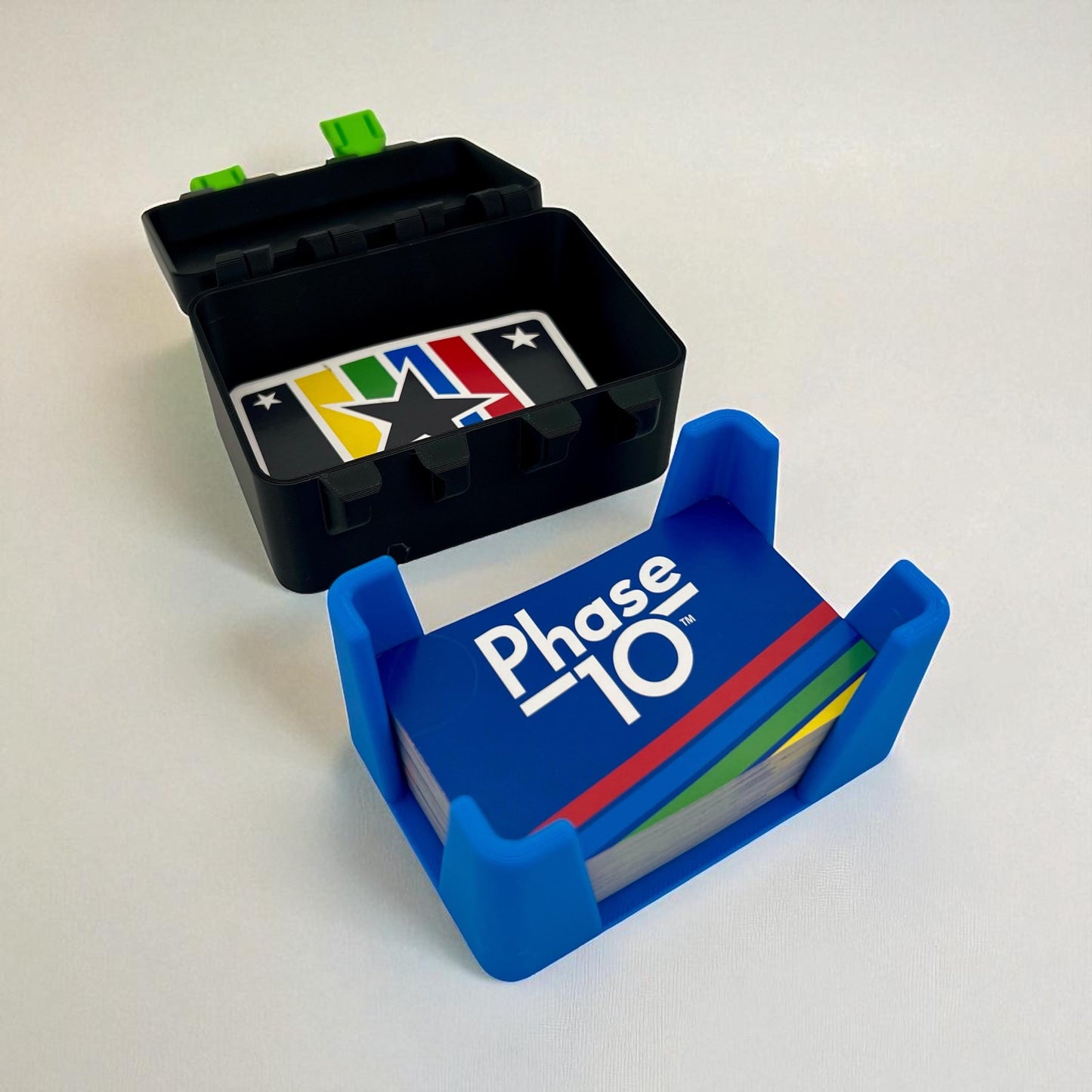 Personalized Magnetic-Lock Card Box | Choose Your Colors & Custom Name – 3D-Printed Storage