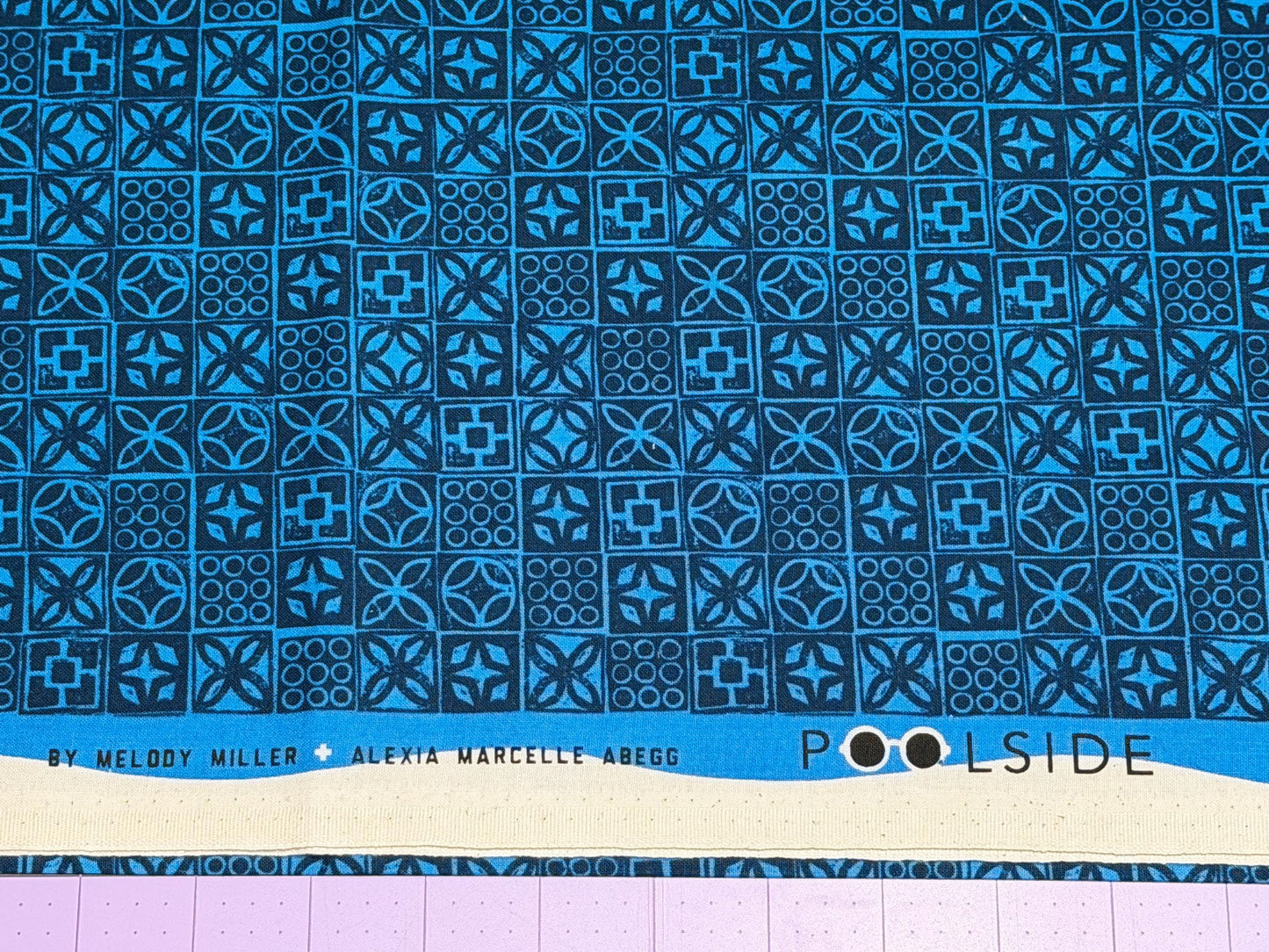 Architectural Blocks | Poolside | Kimberly Kight | Cotton + Steel | C6016 | OOP HTF Rare Fabric