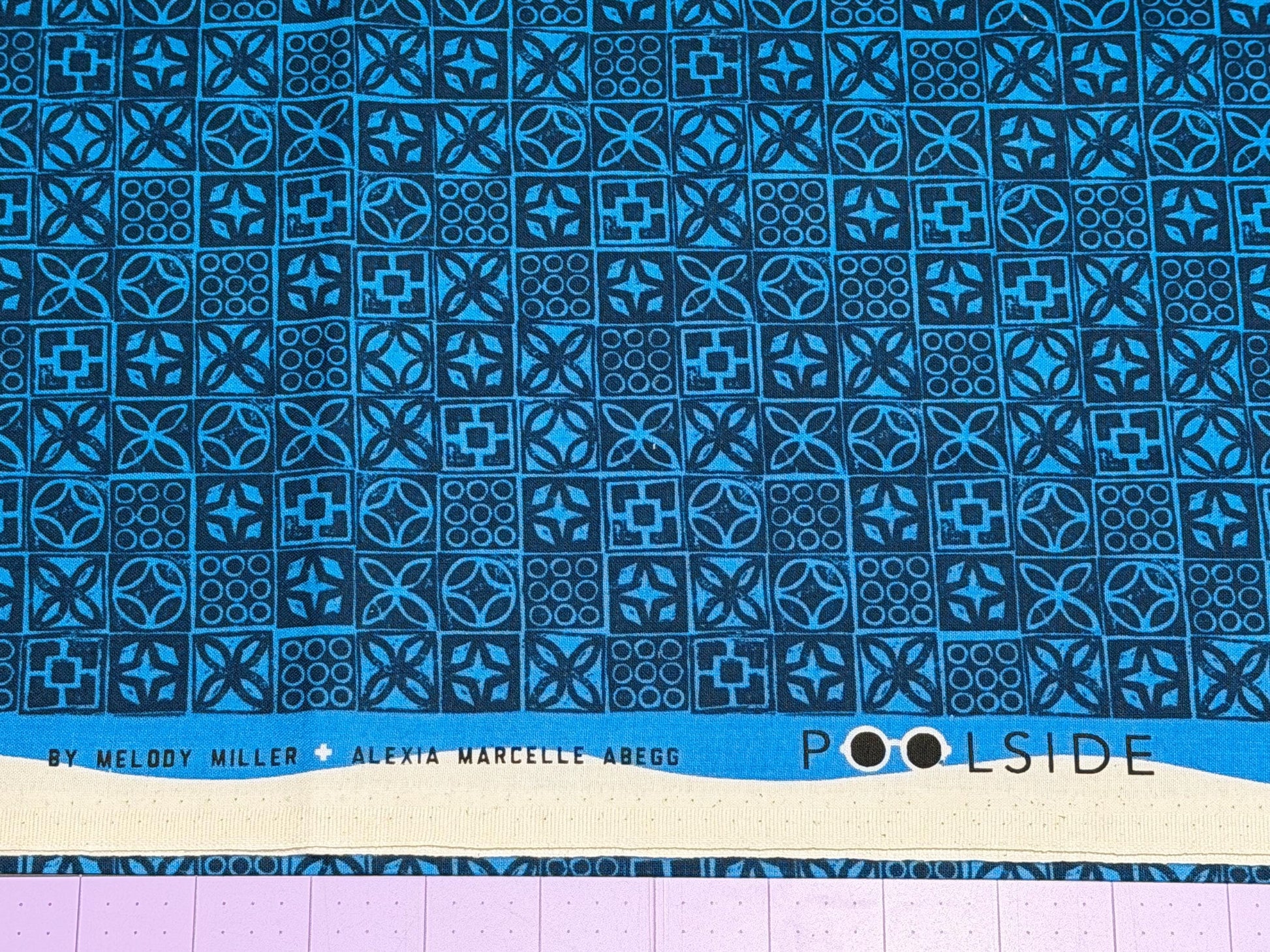 Architectural Blocks | Poolside | Kimberly Kight | Cotton + Steel | C6016 | OOP HTF Rare Fabric