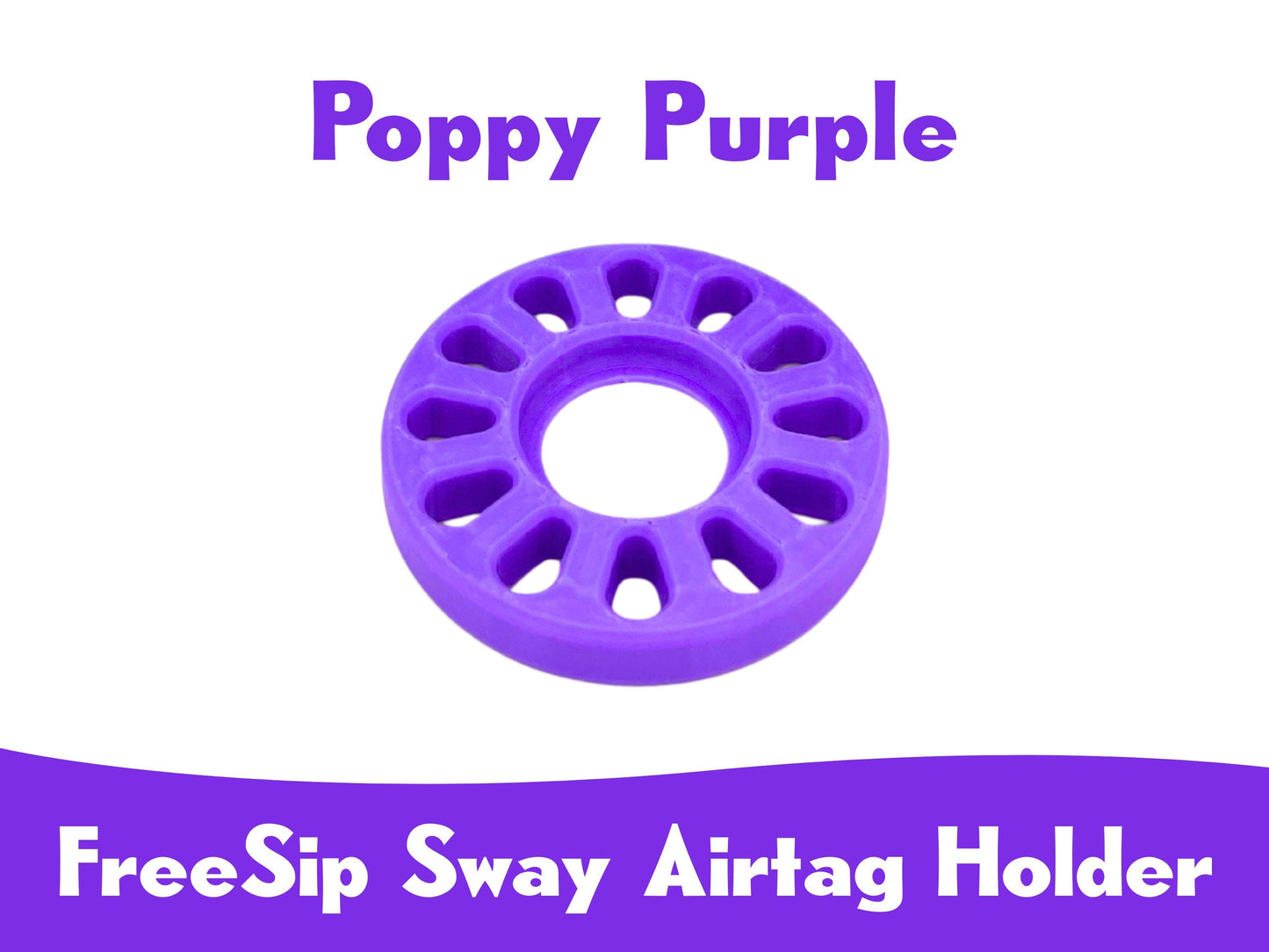 AirTag Holder for Owala FreeSip Sway Bottles: 3D Printed Hidden Insert