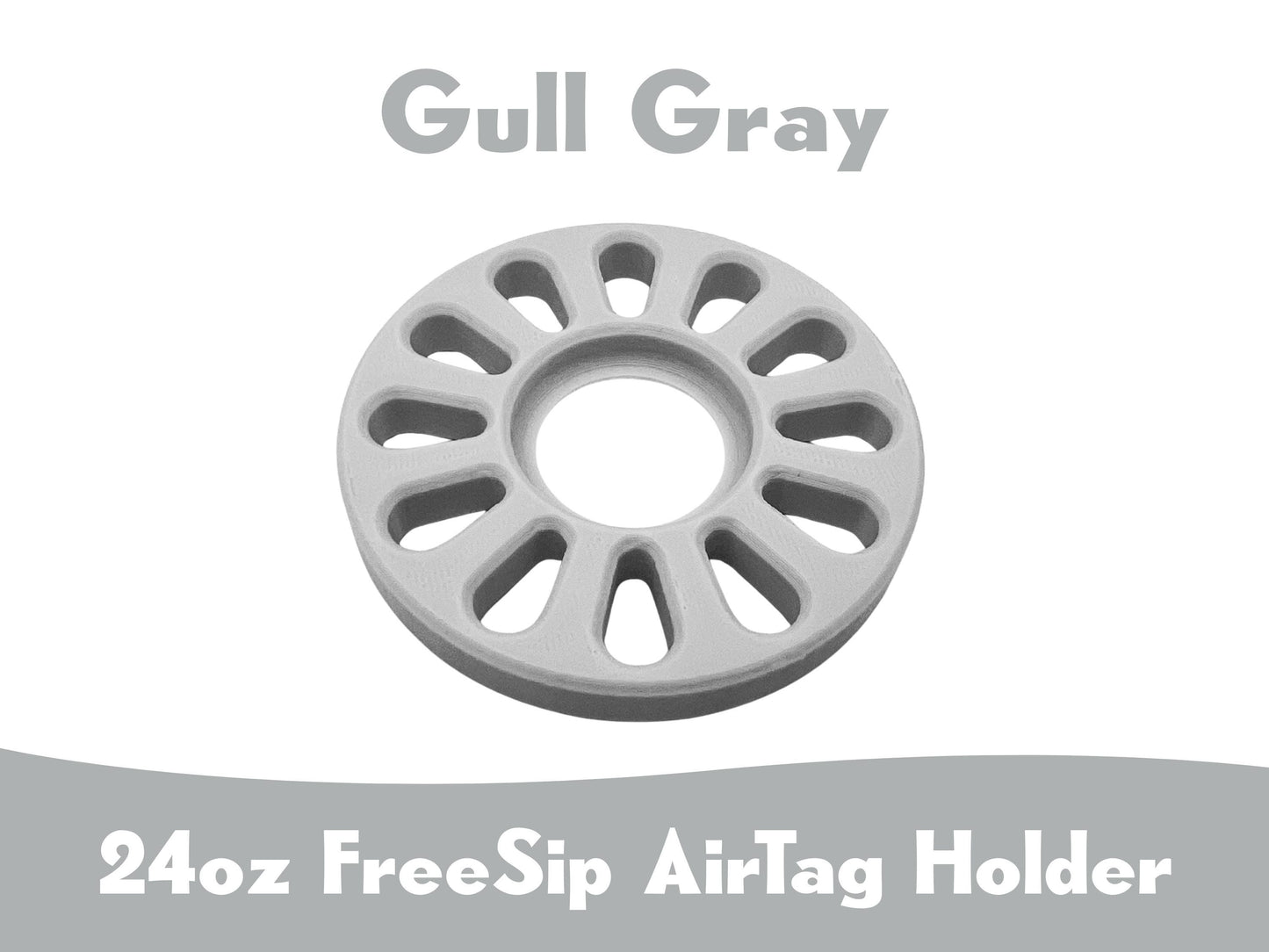 AirTag Holder for Owala FreeSip 24oz: 3D Printed Bottle Tracker Insert