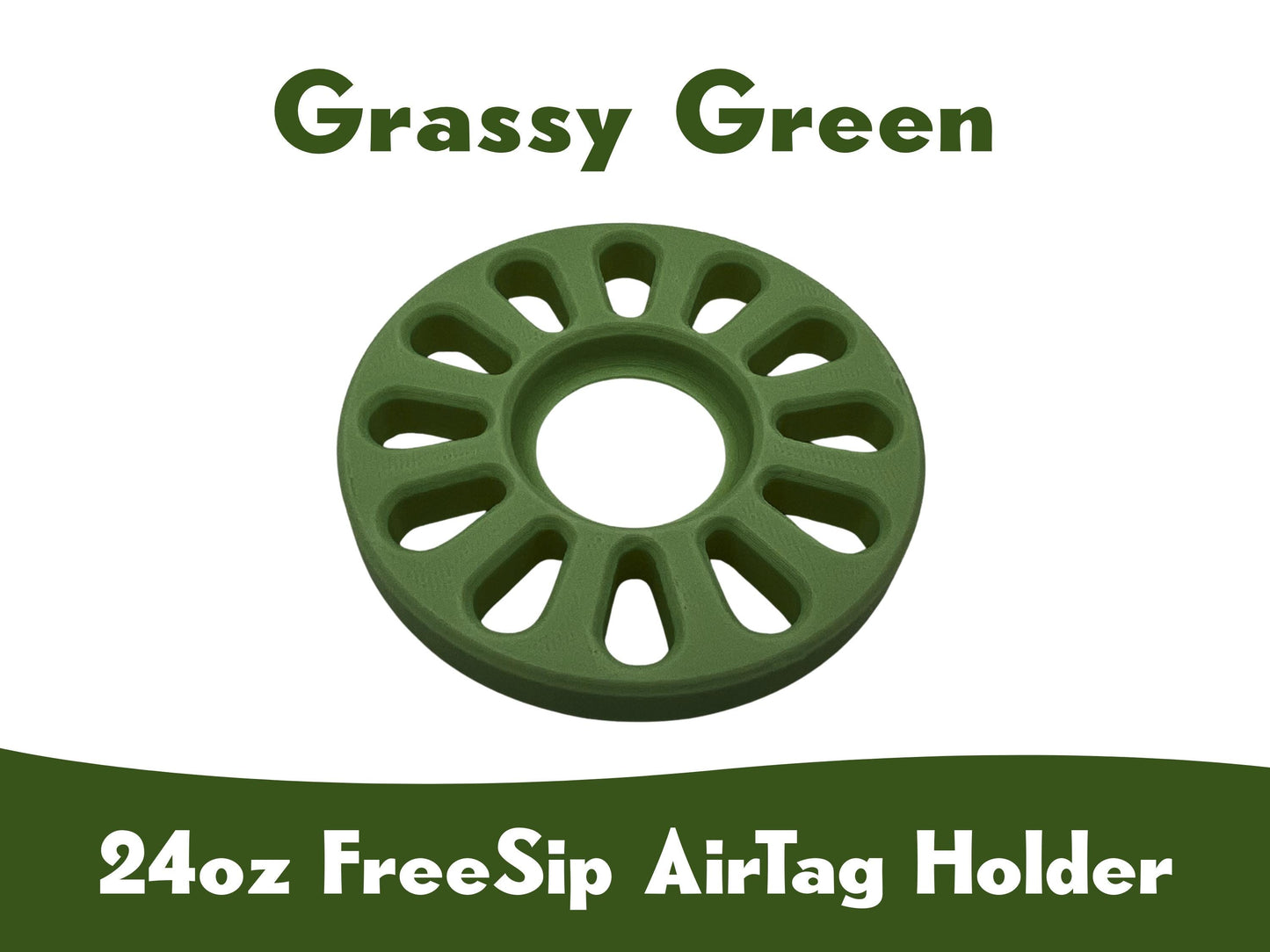 AirTag Holder for Owala FreeSip 24oz: 3D Printed Bottle Tracker Insert