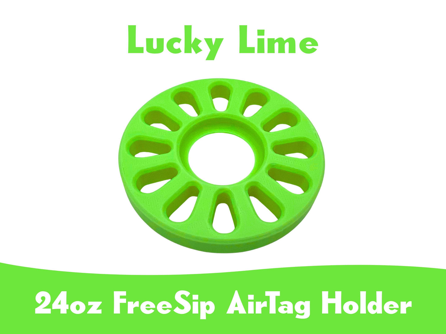 AirTag Holder for Owala FreeSip 24oz: 3D Printed Bottle Tracker Insert