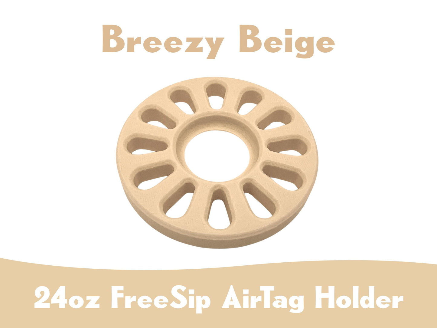 AirTag Holder for Owala FreeSip 24oz: 3D Printed Bottle Tracker Insert