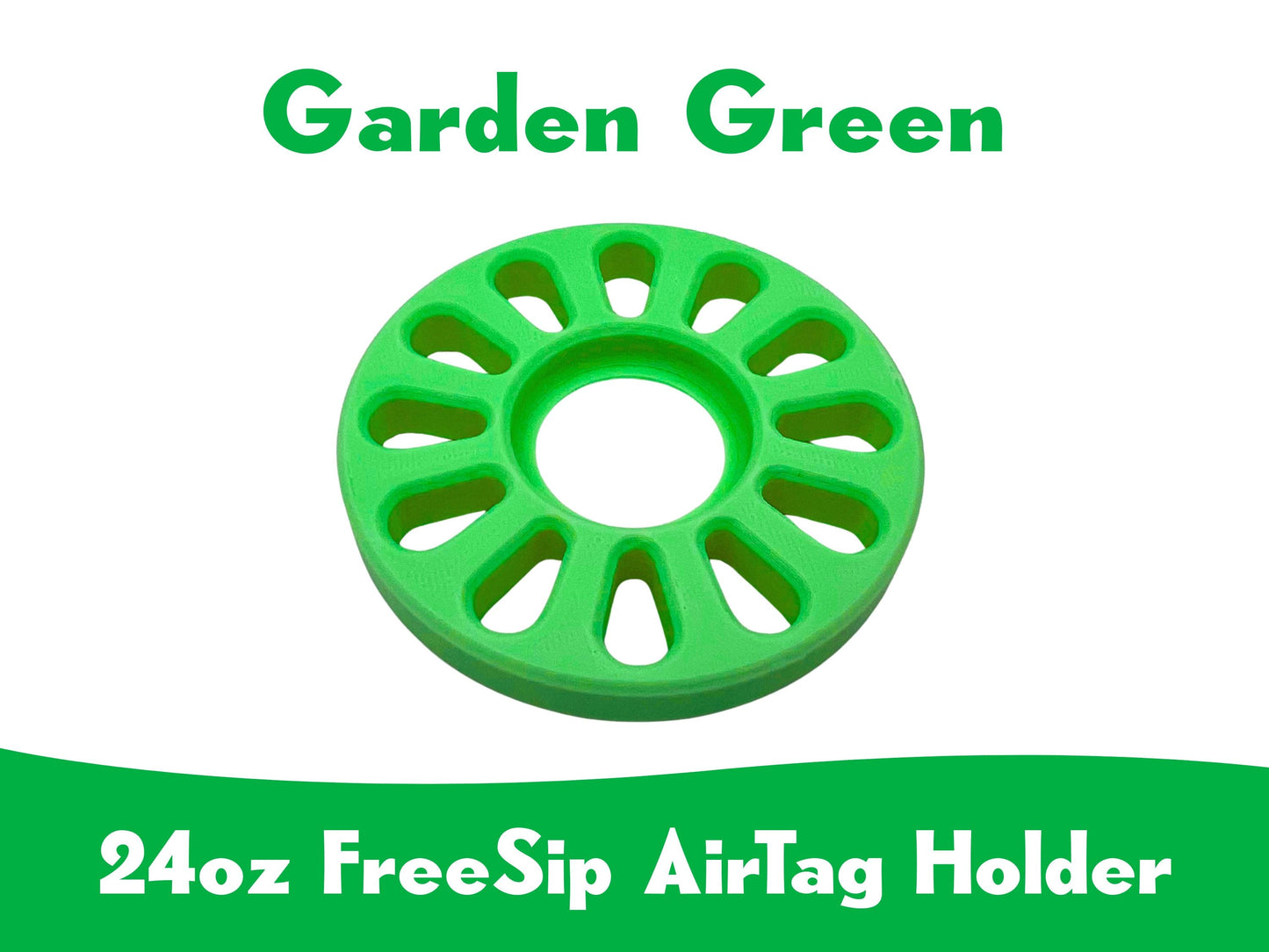 AirTag Holder for Owala FreeSip 24oz: 3D Printed Bottle Tracker Insert