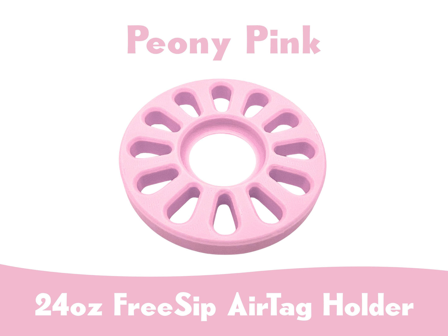 AirTag Holder for Owala FreeSip 24oz: 3D Printed Bottle Tracker Insert