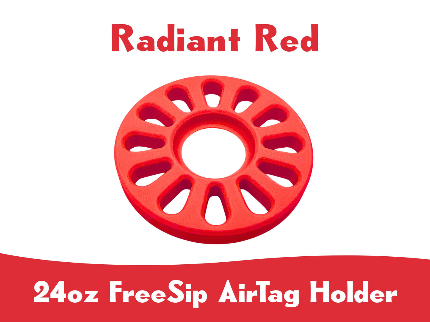 AirTag Holder for Owala FreeSip 24oz: 3D Printed Bottle Tracker Insert