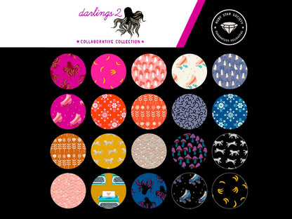 Rare HTF | Mushrooms in Denim | Darlings 2 | 2022 | Ruby Star Society | RS5057-13 | BTHY